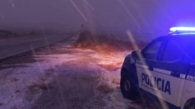 Corte total del Camino de las Altas Cumbres por nieve y lluvia