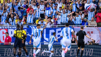 Con gol de Di María, Argentina derrotó a Ecuador por la mínima