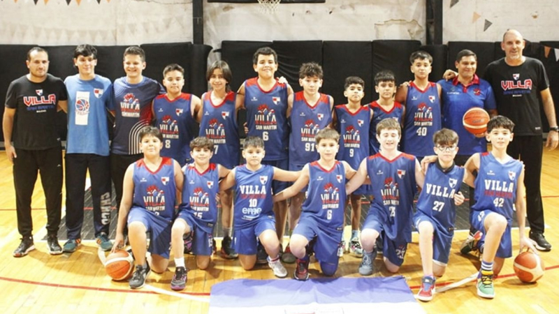 Básquet: Villa San Martín, campeón provincial U12