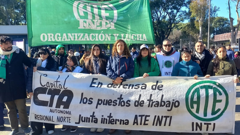 Paro y movilización por casi 300 despidos en el INTI 