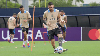 ¿Cómo está?: Messi trabaja para estar en los cuartos de final