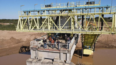Sameep instaló bomba de captación de agua en planta de Puerto Lavalle