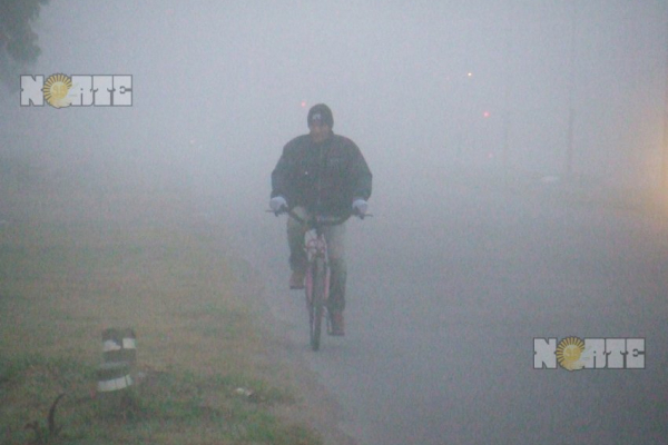 Día de niebla en Resistencia 