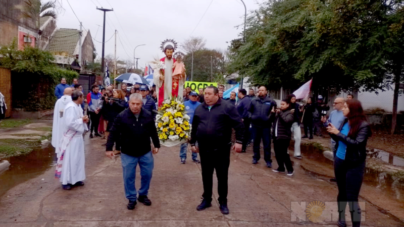 Sindicatos y movimientos de trabajadores de Resistencia honraron a San Cayetano