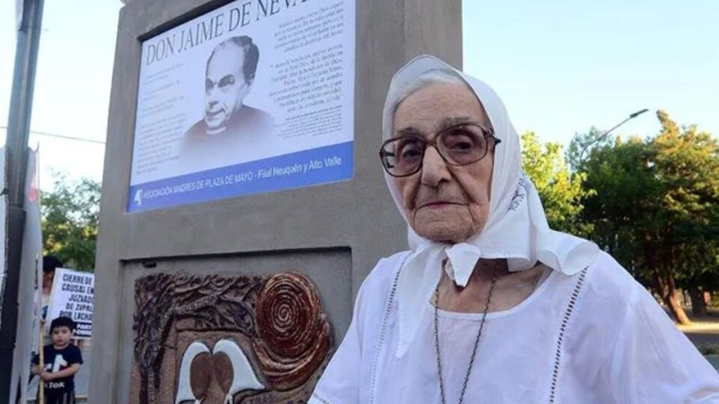 Murió Inés Ragni, Madre de Plaza de Mayo de Neuquén