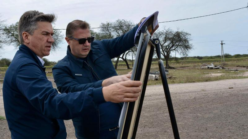 Con recursos provinciales, se reactivan las obras de la ruta 6