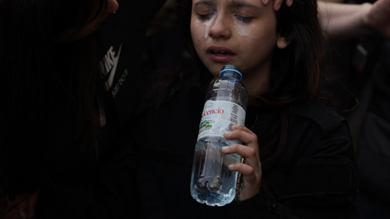 Milei, Bullrich, con los niños no