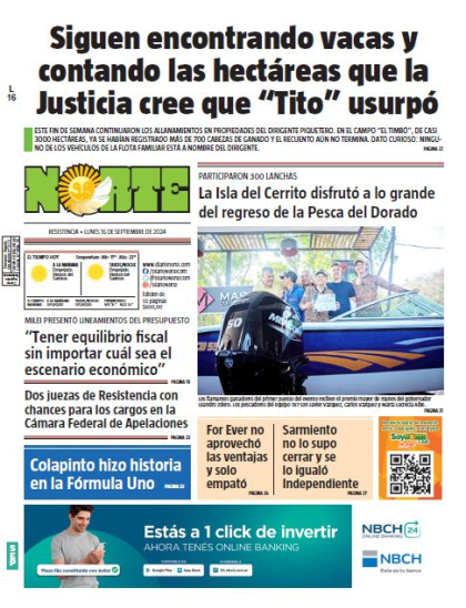 Edición del 16/09/2024