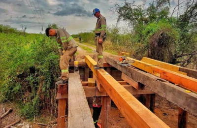 En la zona de General San Martín, coordinan y extreman esfuerzos por mejores caminos