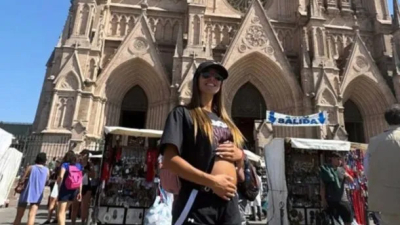 Tras anunciar su embarazo, Sol Pérez hizo la peregrinación a Luján: "Gracias, Virgencita"