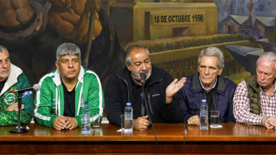 Repudio de la CGT a los dichos de Milei sobre Cristina Kirchner