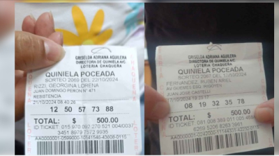 Empleado público y jubilada retiraron sus premios de La Poceada