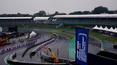Sin clasificación: una fuerte tormenta obligó a aplazar para mañana la prueba en el GP de Brasil