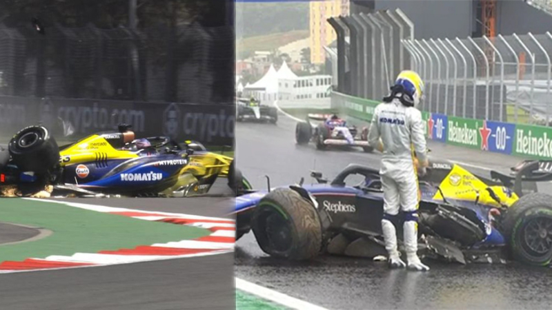 El comunicado de Williams sobre Colapinto y Albon tras sus choques en la clasificación