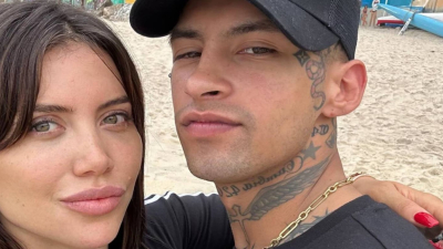 Wanda Nara subió una foto íntima y mostró cómo amaneció con L-Gante