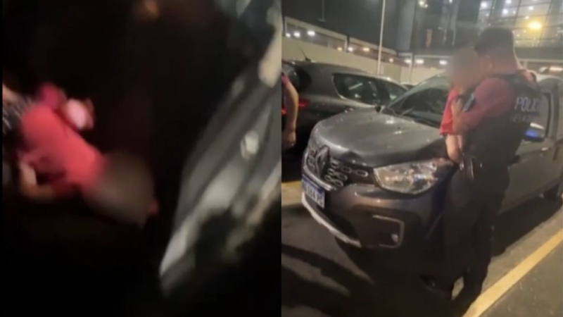 Dejaron encerrada a su hija dentro del auto y se fueron a pasear por el shopping Devoto