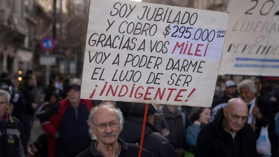 "Tanto el gobierno como los que cobran la jubilación de privilegio representan los mismos intereses contra los jubilados"