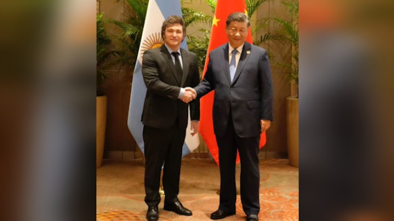 Milei se reunió con Xi Jinping