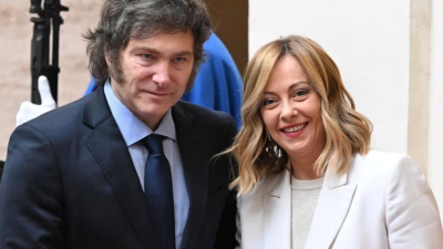 Ante Meloni, Milei propuso "una alianza de naciones libres contra la tiranía y la miseria"