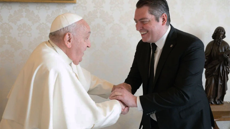 El Papa llamó a "defender" con "mucha fuerza" la soberanía en el Atlántico Sur