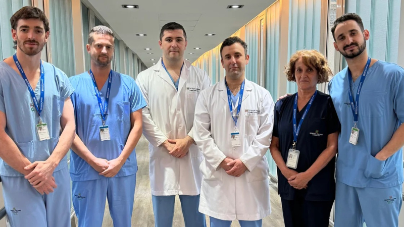 Se realizó la primera operación de corazón a través de la axila