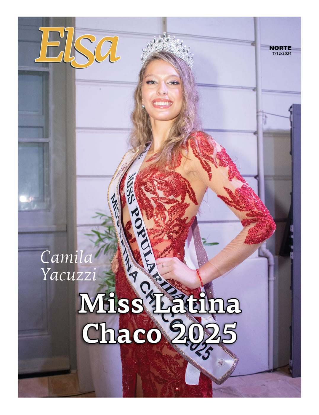 Camila Yacuzzi: Miss Latina Chaco 2025