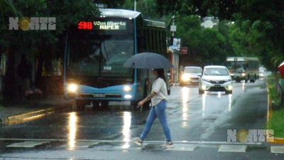 Está vigente un alerta por tormentas fuertes en cinco zonas del Chaco