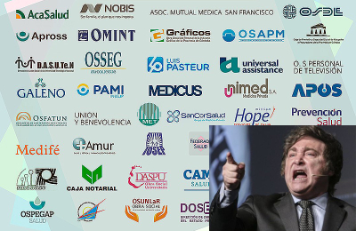 El conflicto entre el gobierno de Milei y las empresas de medicina prepaga