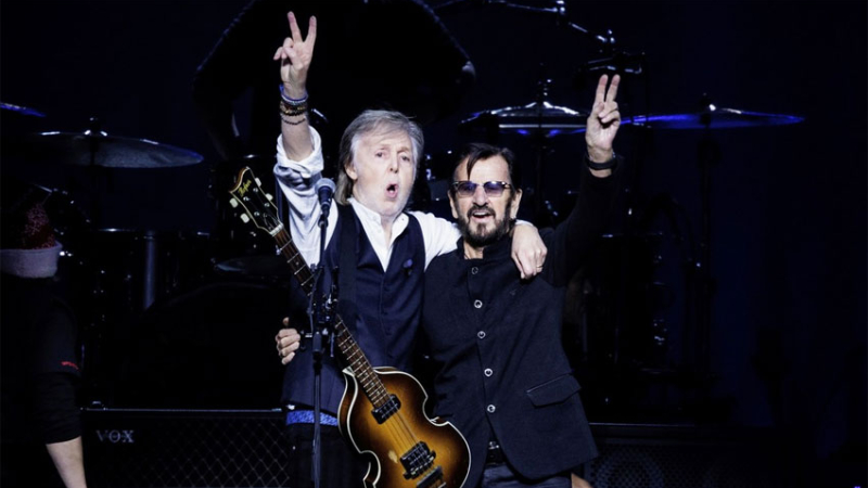 Paul McCartney y Ringo Starr compartieron escenario en el cierre de la gira Got Back