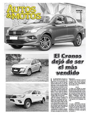 El Cronos dejó de ser el más vendido
