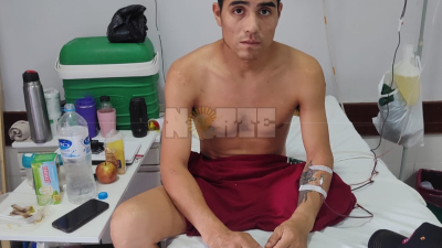 "Logré ponerme un dedo en el agujero donde entró la bala"