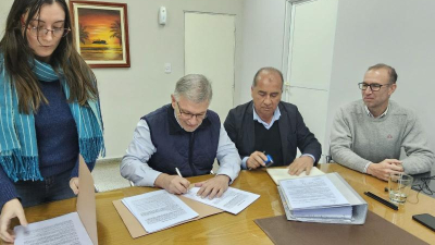 Las Breñas: APA entregó la planta de agua de Las Piedritas al Municipio