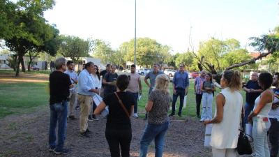 Empresarios de la construcción recorrieron el Parque 2 de Febrero