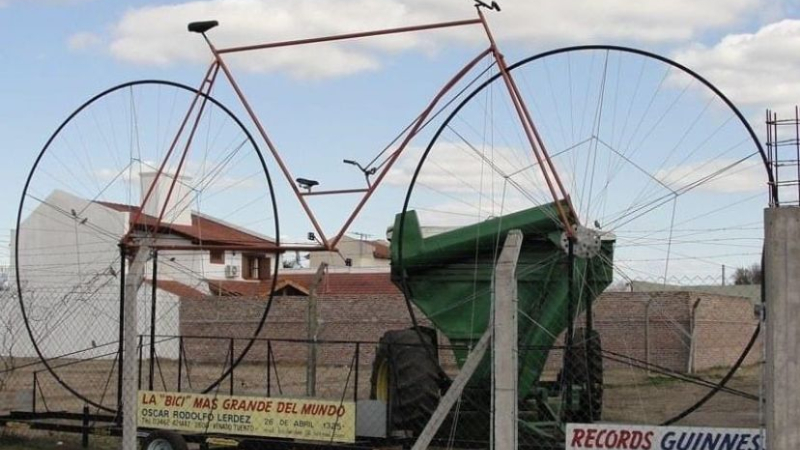 La bicicleta más grande del mundo sigue siendo argentina