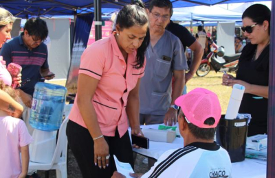 Más de 70 familias de Chacra 24 fueron beneficiadas con el abordaje integral