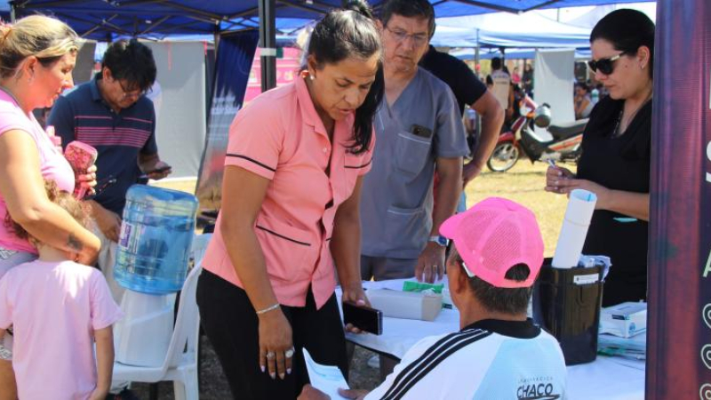 Más de 70 familias de Chacra 24 fueron beneficiadas con el abordaje integral