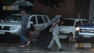 Las lluvias y tormentas fuertes permanecerán en Resistencia y el interior toda la semana