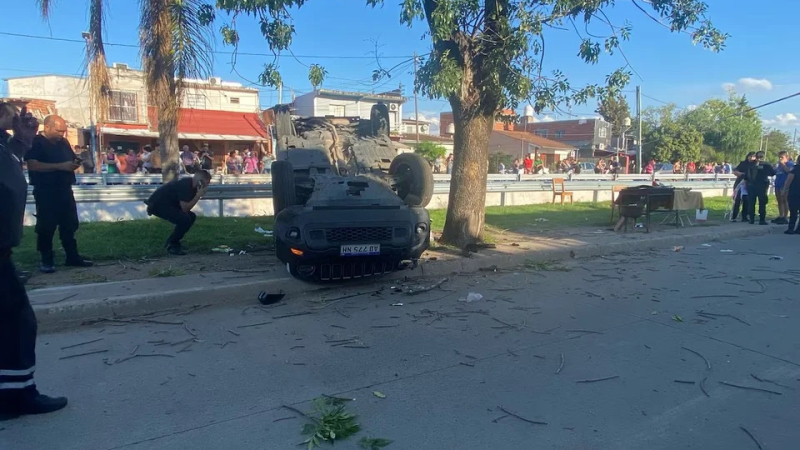 Una bebé de 11 meses murió atropellada por ladrones que escapaban a los tiros de la Policía