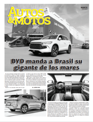 BYD manda a Brasil su gigante de los mares