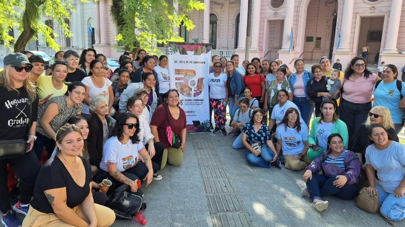 Se presentó el logo del Encuentro Plurinacional de Mujeres