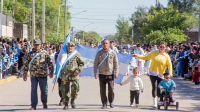 La fiesta patria en las colonias, parajes y la zona urbana de Pampa del Infierno