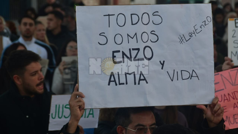Marcha por Enzo Pittau: "Se nos detuvo la vida para siempre"