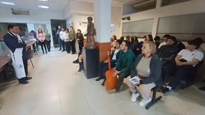 La imagen de la Virgen María Auxiliadora visita Editorial Chaco
