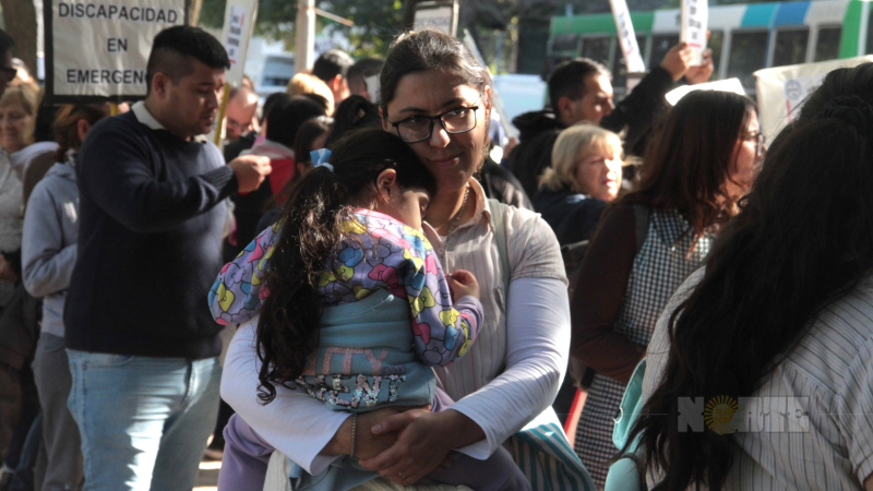 Discapacidad en emergencia: reclamaron por el abandono digital y la precarización de las pensiones en el Chaco