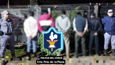 Festejos con incidentes en Plaza: secuestraron cuchillos y hubo demorados durante el aniversario