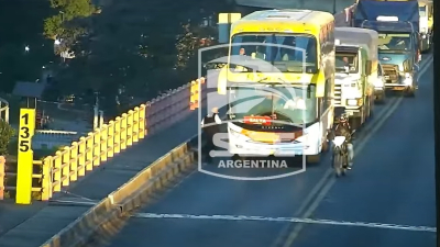 Atención conductores: hay demoras en el puente Chaco-Corrientes