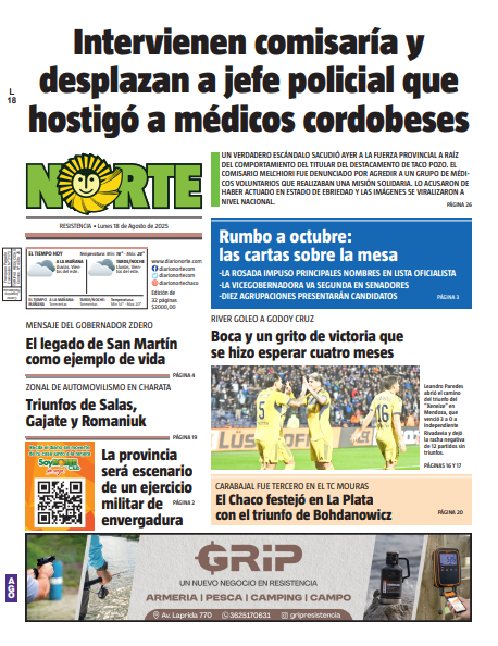 Edición del 18-08-2025