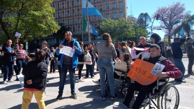 Nueva movilización en rechazo al veto a la Ley de Emergencia en Discapacidad