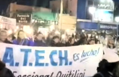 Atech Quitilipi repudia: "Los
diputados castigaron a la docencia"