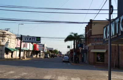 En el interior también hubo poca actividad mercantil por el día del personal